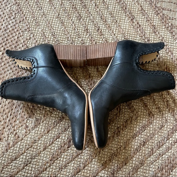 Lucky Brand LK-Sivya Women's Booties Boots Size 8. Black Leather - Picture 5 of 8